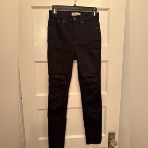 Madewell 10” Black High Rise Skinny